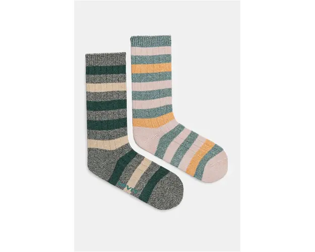 Levi's sosete 2-pack culoarea verde, 37157-1139