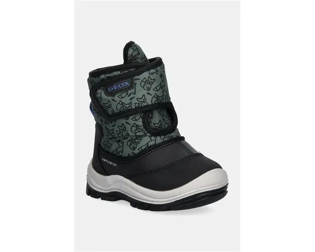 Geox cizme de iarna copii FLANFIL ABX culoarea verde, B263VE.0BCMN