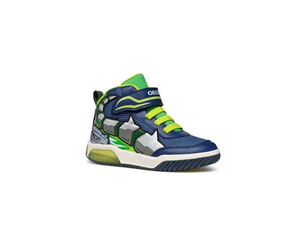 Geox sneakers pentru copii INEK culoarea verde, J469CC.011BC