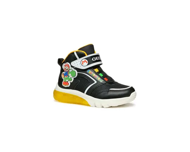 Geox sneakers pentru copii CIBERDRON culoarea negru, J46LBJ.054FU