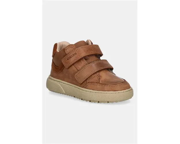 Geox sneakers pentru copii THELEVEN culoarea maro, J46LDA.0CL22