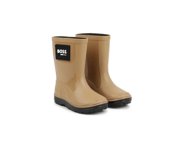 BOSS cizme copii culoarea bej, J51338