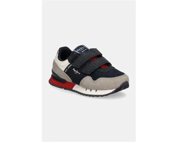Pepe Jeans sneakers pentru copii LONDON PARK culoarea gri, PBS40009