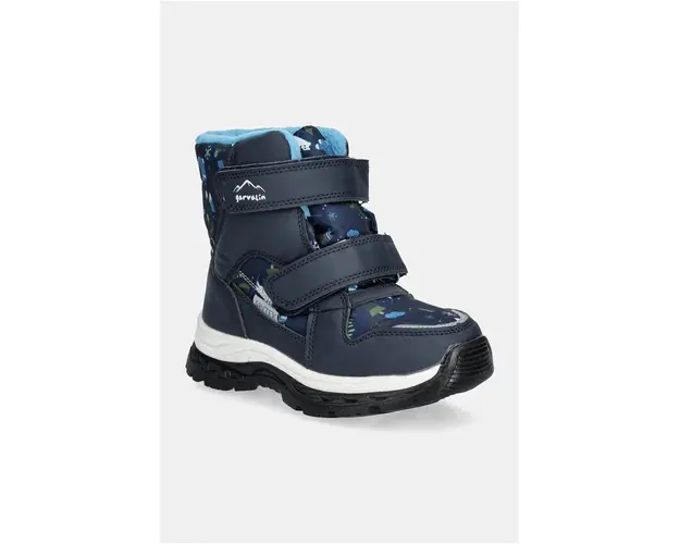 Garvalin cizme de iarna pentru copii culoarea albastru marin, 241855