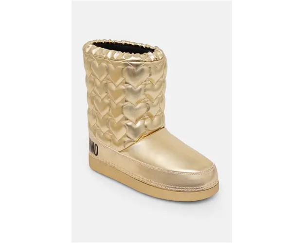 Love Moschino cizme de iarna culoarea auriu, JA24082G1LISF900