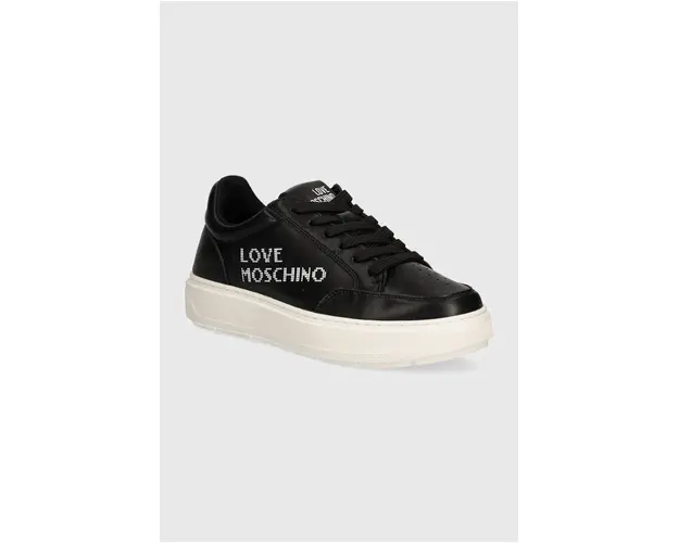 Love Moschino sneakers din piele culoarea negru, JA15124G1LIA0000