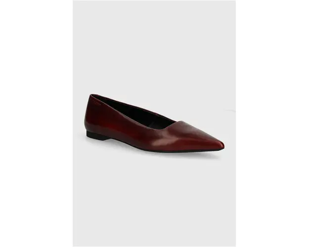 Vagabond Shoemakers balerini de piele HERMINE culoarea bordo, 5733-018-47