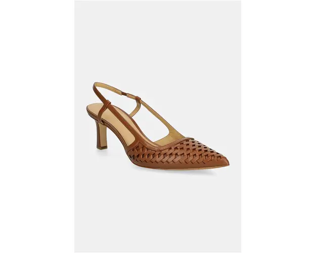 MICHAEL Michael Kors stilettos de piele Alora culoarea maro, 40T4AOMS3L 230