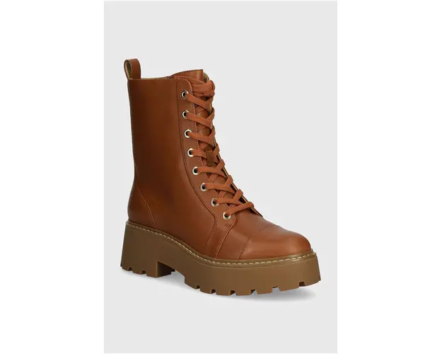 MICHAEL Michael Kors cizme de piele Blake femei, culoarea maro, cu toc drept, 40T4BKFE6L 230