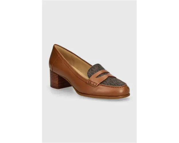 MICHAEL Michael Kors pantofi de piele Frances culoarea maro, cu toc drept, 40T4FRMP1B 230