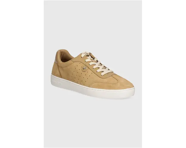 MICHAEL Michael Kors sneakers din piele intoarsa Scotty culoarea maro, 43T4SCFS1S 222