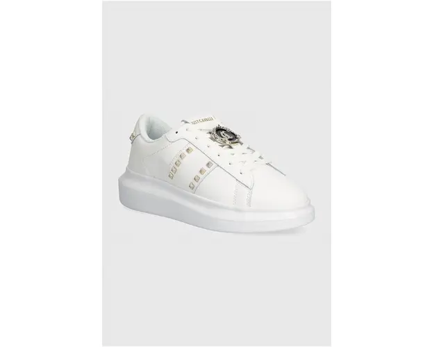 Just Cavalli sneakers din piele culoarea alb, 77RA3SB3