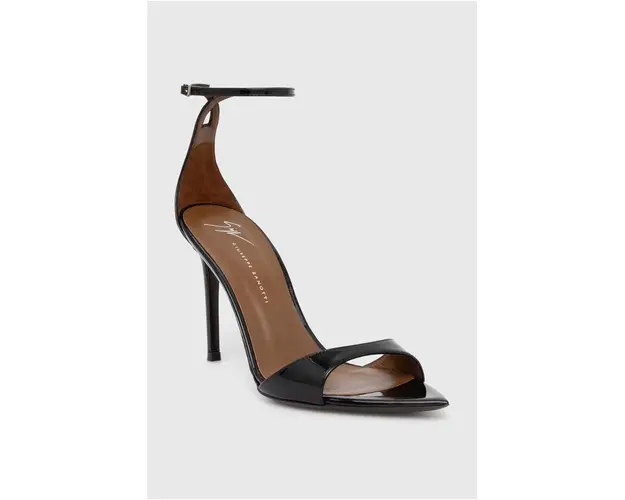 Giuseppe Zanotti sandale de piele Intrigo culoarea negru, I400006.002