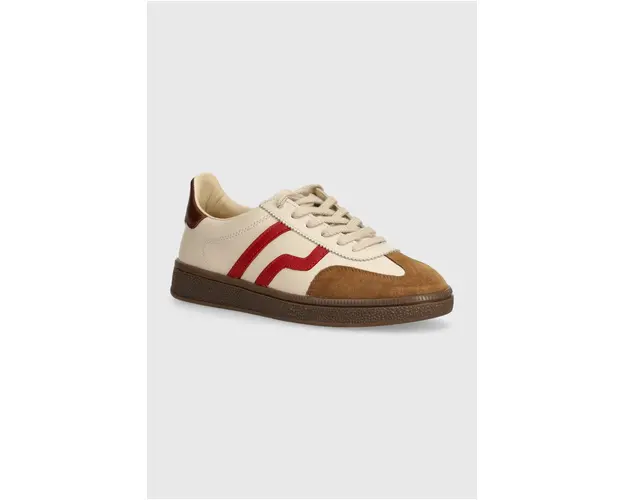 Gant sneakers din piele Cuzima culoarea bej, 29531665 G148
