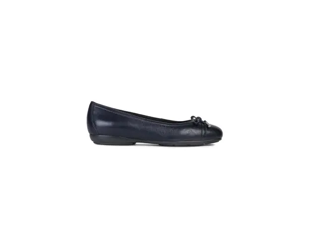 Geox balerini de piele D ANNYTAH culoarea albastru marin, D927ND 00085 C4002