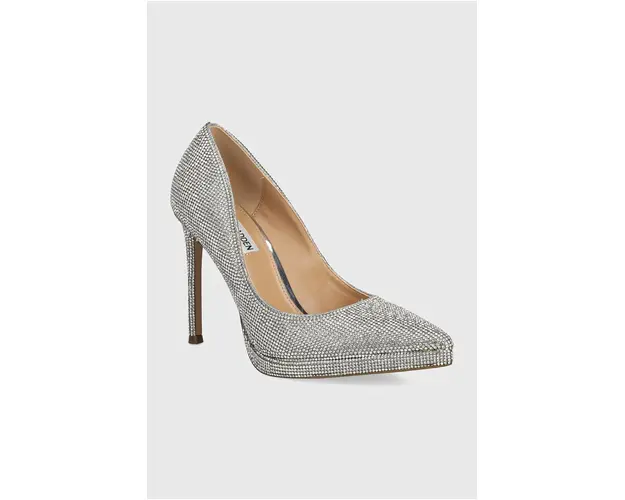 Steve Madden pantofi cu toc Klassy-R culoarea argintiu, SM11002617