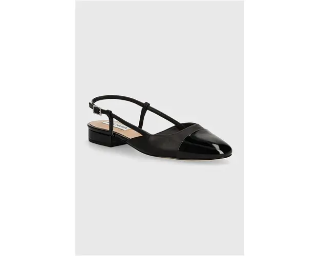Steve Madden balerini Belinda culoarea negru, cu toc deschis, SM11002823