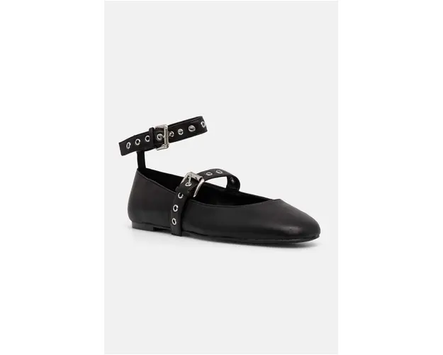 Steve Madden balerini de piele Macbeth culoarea negru, SM11003189