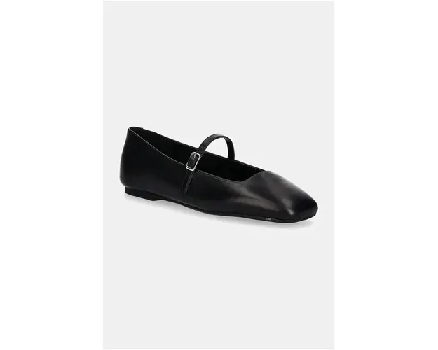 Steve Madden balerini de piele Ezri culoarea negru, SM11003246