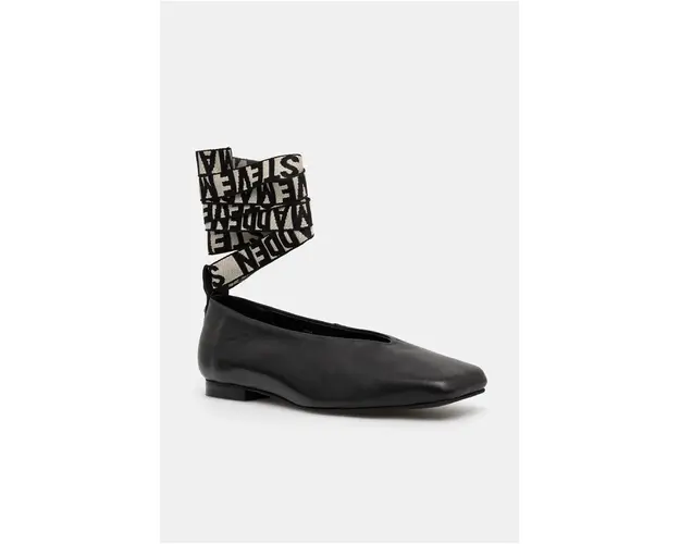 Steve Madden balerini de piele Fosse culoarea negru, SM11003263
