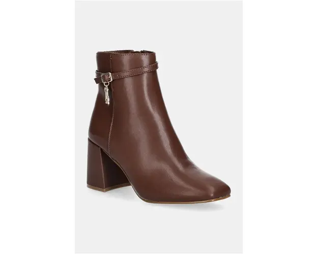Steve Madden botine Risa-E femei, culoarea maro, cu toc drept, SM19000116