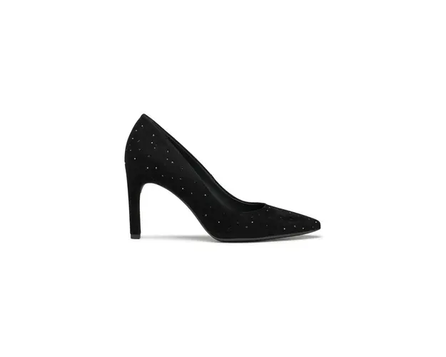 Geox tocuri din piele intoarsa D FAVIOLA culoarea negru, D468UB 00021 C9998