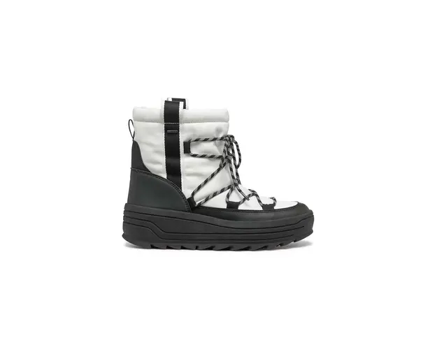 Geox cizme de iarna D MILLEINY B ABX culoarea alb, cu platforma, izolat, D46WNA 0FUME C0404