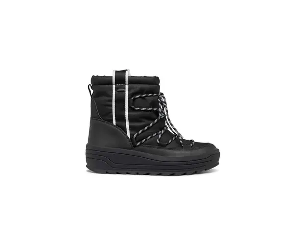 Geox cizme de iarna D MILLEINY B ABX femei, culoarea negru, cu platforma, izolat, D46WNA 0FUME C9999