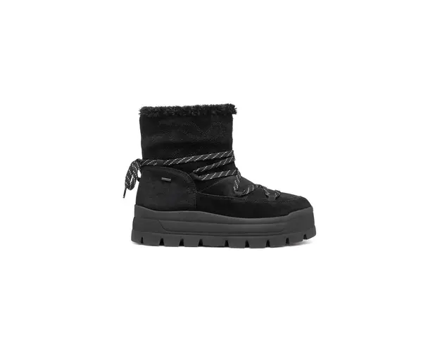 Geox cizme de zapada din piele intoarsa D SPHERICA EC7.1 B A femei, culoarea negru, cu platforma, izolat, D46WSA 00022 C9999