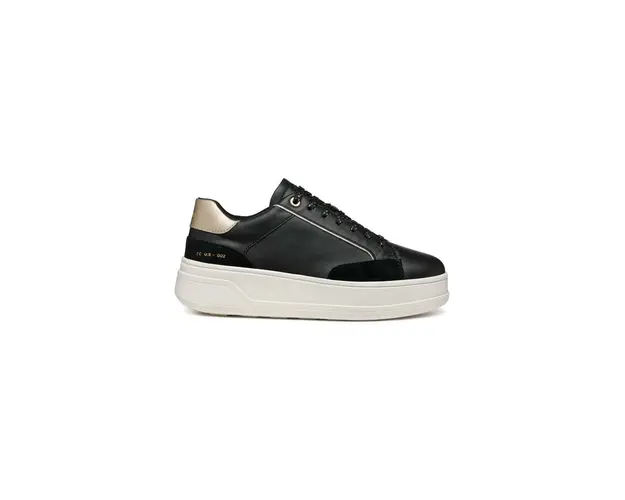 Geox sneakers din piele D SPHERICA ECUB-2 culoarea negru, D46WVE 08522 C9999