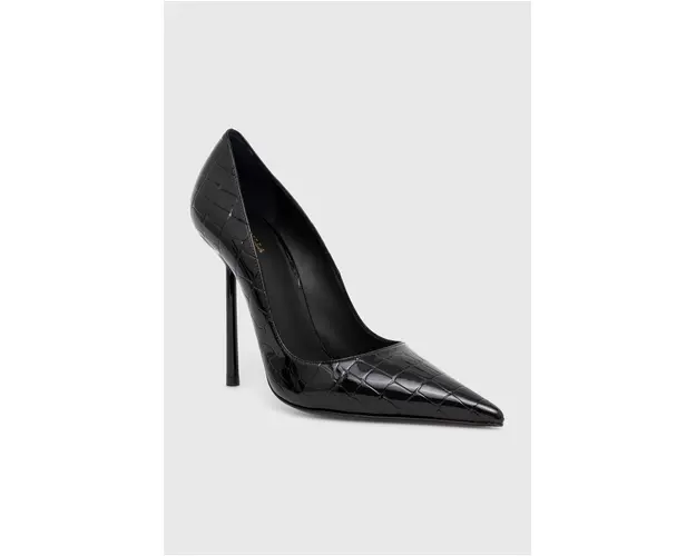 Le Silla pantofi cu toc Deco Bella culoarea negru, 4215C100BLPPLYL001