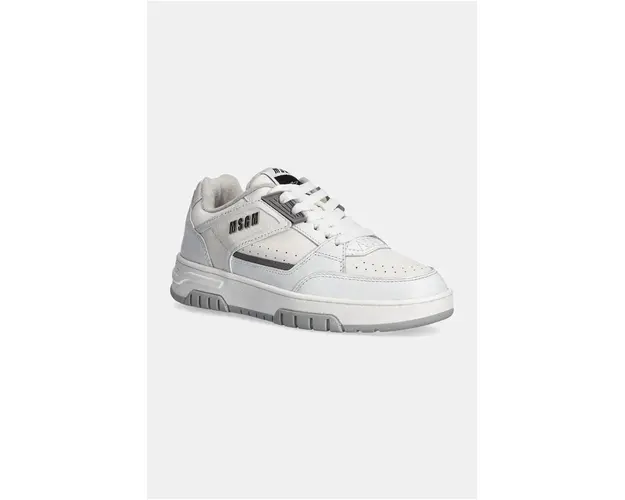 MSGM sneakers din piele culoarea alb, 3741MDS604 886