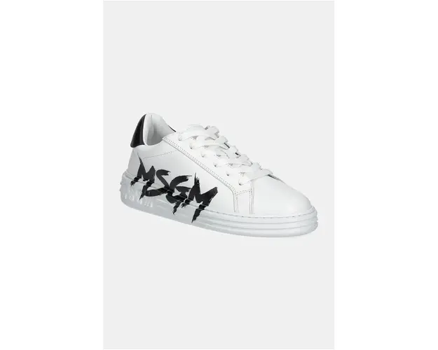 MSGM sneakers din piele culoarea alb, 3741MDS506 924