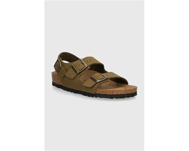 Birkenstock sandale Milano femei, culoarea verde, 1028695