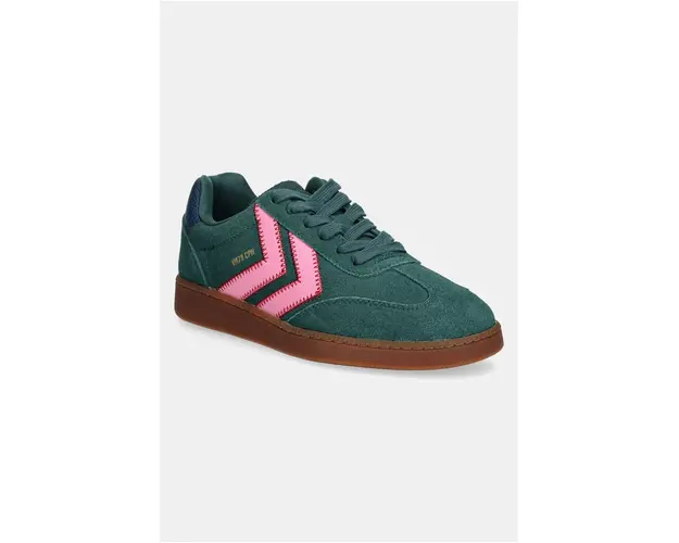 Hummel sneakers din piele intoarsa Vm78 Cph Lz culoarea verde, 226234