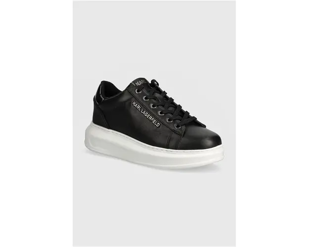 Karl Lagerfeld sneakers din piele KAPRI culoarea negru, KL62525N