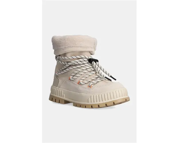 Palladium bocanci de piele PALLASHOCK HIVER culoarea bej, 94349-175-M