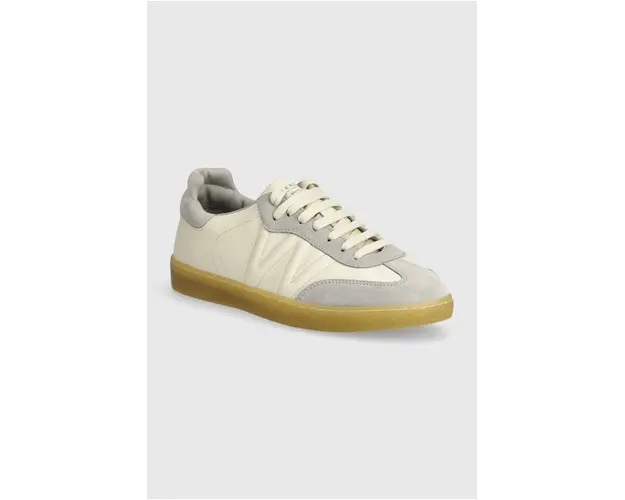Weekend Max Mara sneakers din piele PACOBICOLOR culoarea bej, 2425766054600