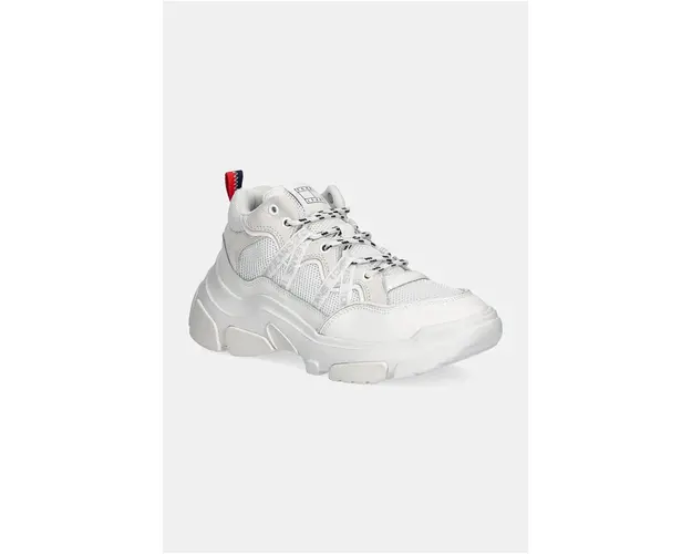 Tommy Jeans sneakers TJW HYBRID RUNNER culoarea alb, EN0EN02619