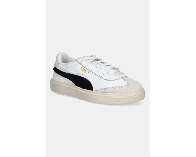 Puma sneakers din piele Lajla T-toe culoarea alb, 397734