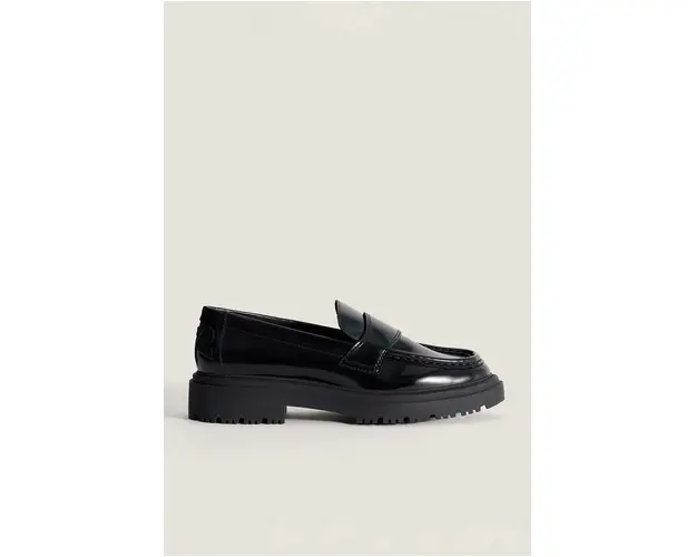 Hoff mocasini MOCASIN NEGRO femei, culoarea negru, cu toc plat, 22328001 SCHOOL