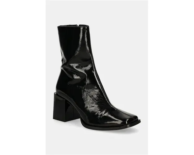 Jonak cizme de piele DEXTON femei, culoarea negru, cu toc drept, 3100337