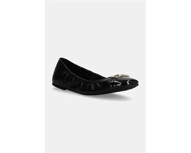 Aldo balerini de piele DWENDADAN culoarea negru, 13805638 DWENDADAN