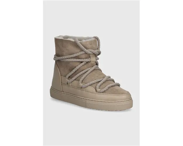 Inuikii bocanci de piele Classic culoarea gri, 75202-005