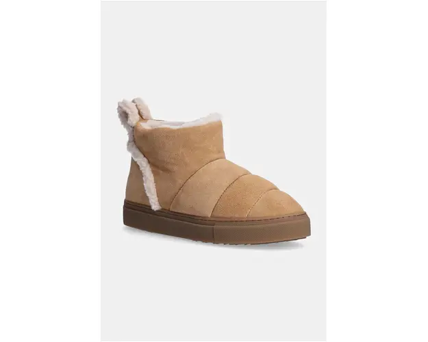 Inuikii cizme de iarna Shearling Slipin culoarea bej, 75202-010