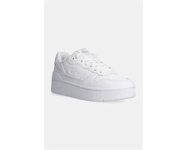 Lacoste sneakers din piele T-Clip Platform culoarea alb, 48SFA0046