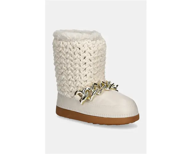 Love Moschino cizme de iarna culoarea bej, JA24322G0LISI120
