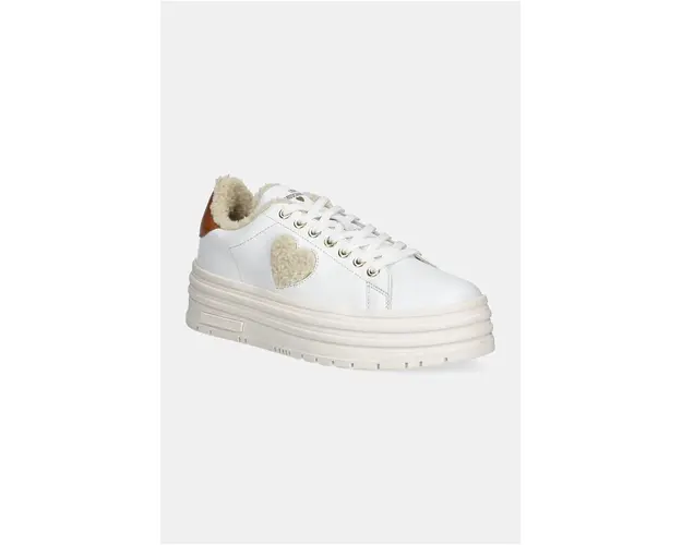 Love Moschino sneakers culoarea alb, JA15366G0LIAR10A