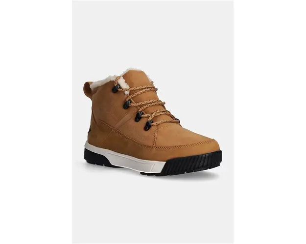 The North Face pantofi Sierra Mid femei, culoarea maro, izolat, NF0A4T3XKOM1