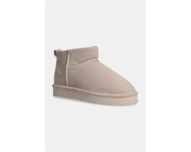 Bianco cizme de zapada din piele intoarsa BIASNOW culoarea bej, 11331509